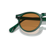 Oliver Peoples Gregory Peck Sun Limited Edition with Translucent Dark Teal frame and Brown lenses - Variant