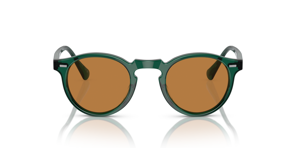 Oliver Peoples Gregory Peck Sun Limited Edition with Translucent Dark Teal frame and Brown lenses - image 2