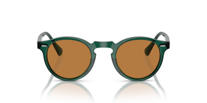 Oliver Peoples Gregory Peck Sun Limited Edition with Translucent Dark Teal frame and Brown lenses - image 2