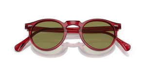 Sie Oliver Peoples Gregory Peck Sun Limited Edition mit Translucent Rust Gestell und Grün Gläsern - bild 6