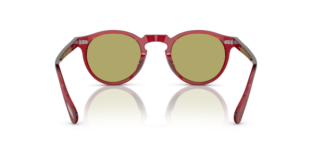 Sie Oliver Peoples Gregory Peck Sun Limited Edition mit Translucent Rust Gestell und Grün Gläsern - bild 5