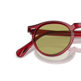 Oliver Peoples Gregory Peck Sun Limited Edition with Translucent Rust frame and Green lenses - Variant