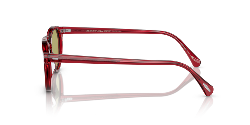 Sie Oliver Peoples Gregory Peck Sun Limited Edition mit Translucent Rust Gestell und Grün Gläsern - bild 4