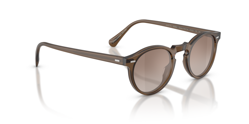 Sie Oliver Peoples Gregory Peck Sun Exclusive mit Espresso halbmatt Gestell und Braun Gläsern - bild 3