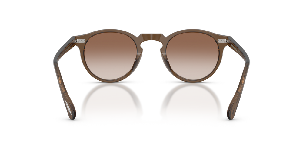 Sie Oliver Peoples Gregory Peck Sun Exclusive mit Espresso halbmatt Gestell und Braun Gläsern - bild 5