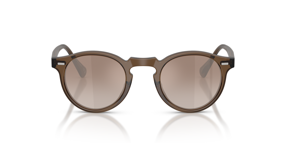 Sie Oliver Peoples Gregory Peck Sun Exclusive mit Espresso halbmatt Gestell und Braun Gläsern - bild 2