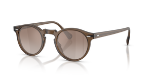 Sie Oliver Peoples Gregory Peck Sun Exclusive mit Espresso halbmatt Gestell und Braun Gläsern - bild 1