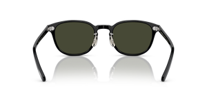 Oliver Peoples Fairmont Sun-F with ブラック frame and グリーン lenses - 画像5