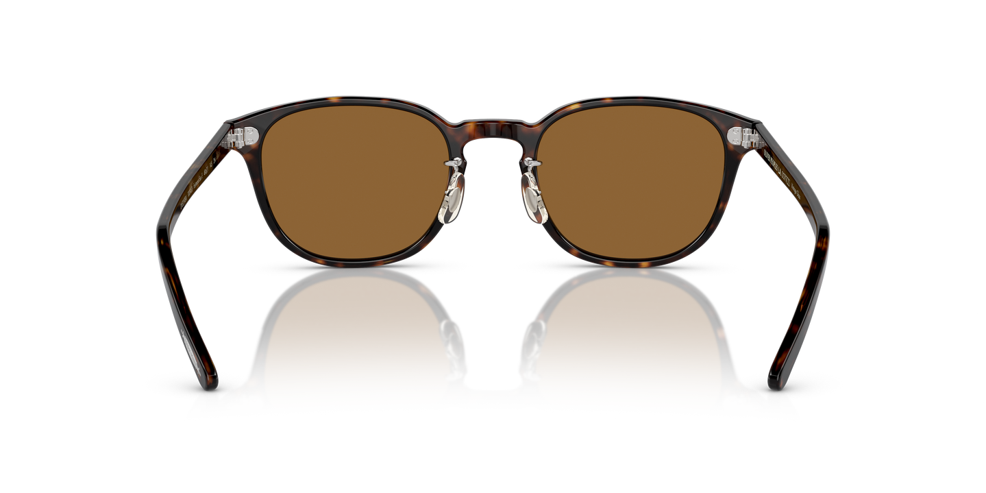 Oliver Peoples Fairmont Sun-F with 362 frame and True Brown lenses