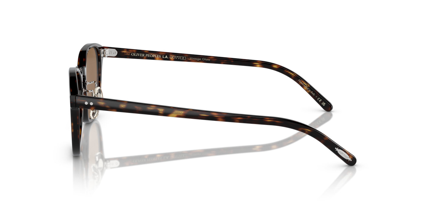 Oliver Peoples Fairmont Sun-F with 362 frame and True Brown lenses
