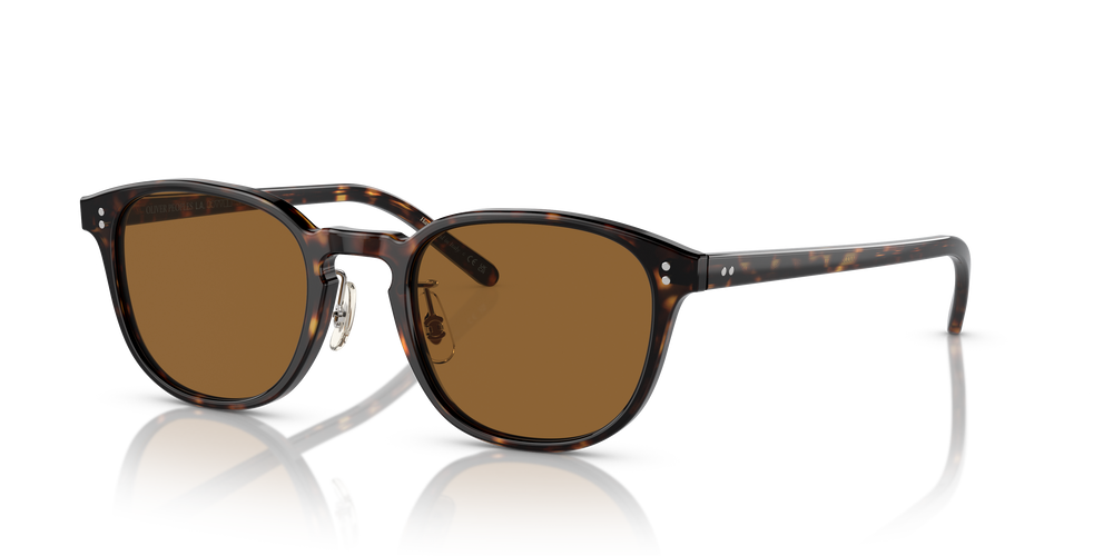 Oliver Peoples Fairmont Sun-F with Vintage DTB frame and Cobalto