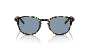 Oliver Peoples Fairmont Sun-F の Vintage DTB フレームと コバルト