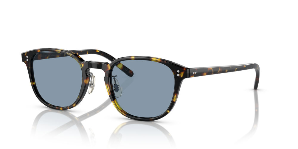 Oliver Peoples Fairmont Sun-F with Vintage DTB frame and Cobalto