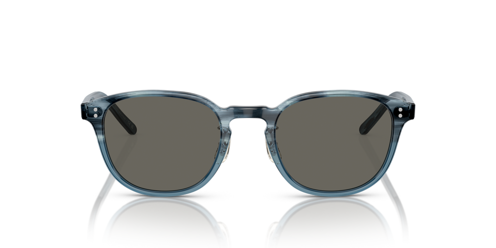 Oliver Peoples Fairmont Sun-F avec une monture Bleu foncé VSB et des verres Gris - image 2