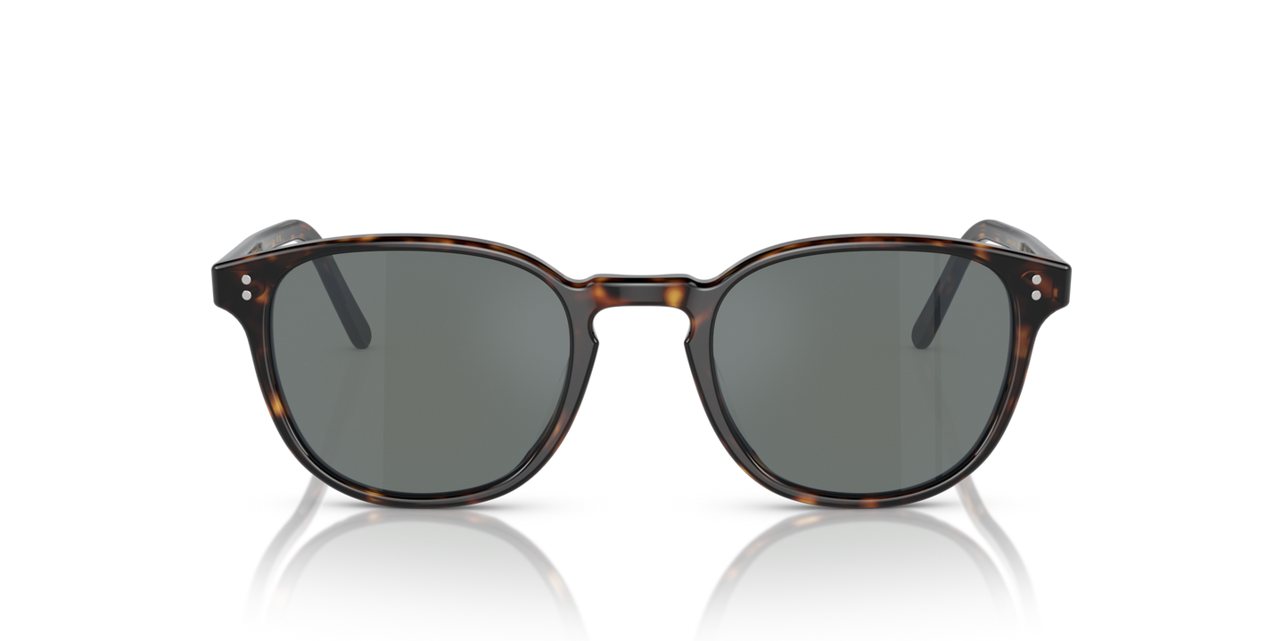 Oliver Peoples Fairmont Sun Exclusive with 362 frame and Blue lenses - Image Lenses