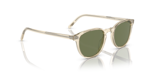 Oliver Peoples Fairmont Sun with Buff frame and Green lenses - Image 3