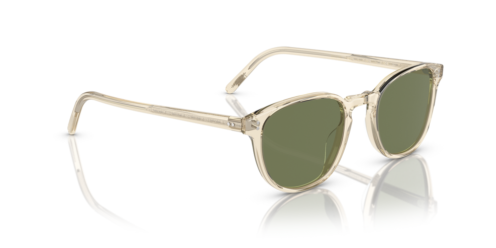 Oliver Peoples Fairmont Sun with Buff frame and Green lenses - image 3