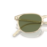 Oliver Peoples Fairmont Sun with Buff frame and Green lenses - Variant