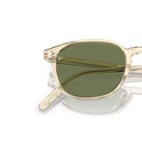 Oliver Peoples Fairmont Sun with Buff frame and Green lenses - Variant Image