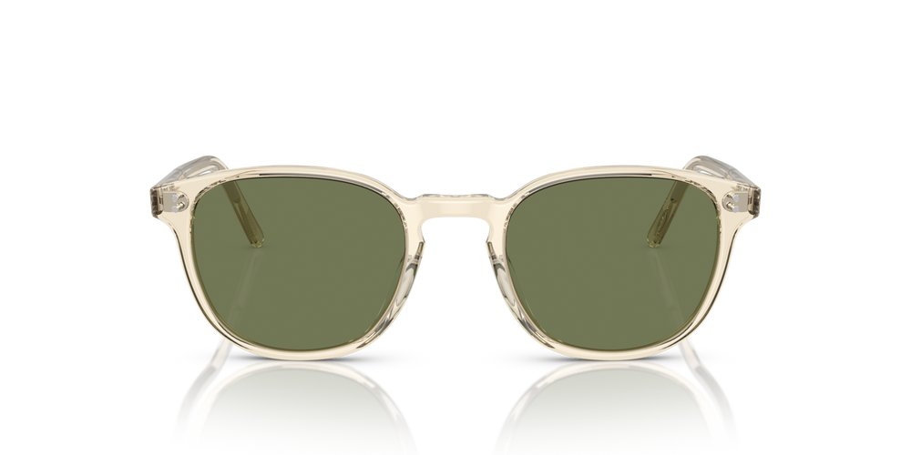 Oliver Peoples Fairmont Sun with Buff frame and Green lenses - image 2