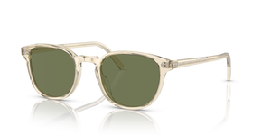 Oliver Peoples Fairmont Sun with Buff frame and Green lenses - image 1