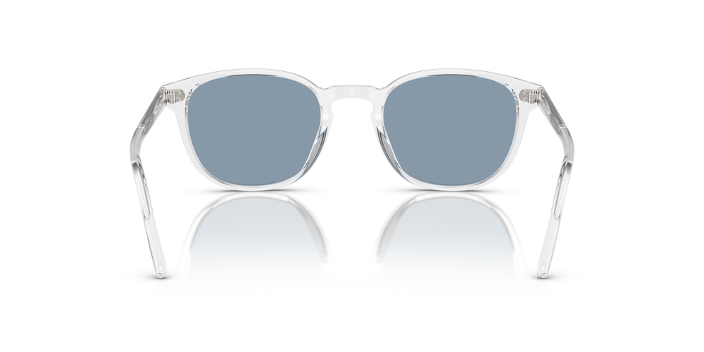 Oliver Peoples Fairmont Sun with Crystal frame and Blue lenses - image 5