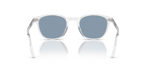 Oliver Peoples Fairmont Sun with Crystal frame and Blue lenses - image 5