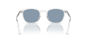Oliver Peoples Fairmont Sun with Crystal frame and Blue lenses - image 5