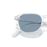 Oliver Peoples Fairmont Sun with Crystal frame and Blue lenses - Variant Image