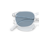 Oliver Peoples Fairmont Sun with Crystal frame and Blue lenses - Variant