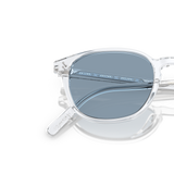 Oliver Peoples Fairmont Sun with Crystal frame and Blue lenses - Variant