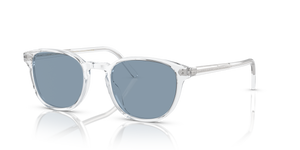 Oliver Peoples Fairmont Sun with Crystal frame and Blue lenses - image 1