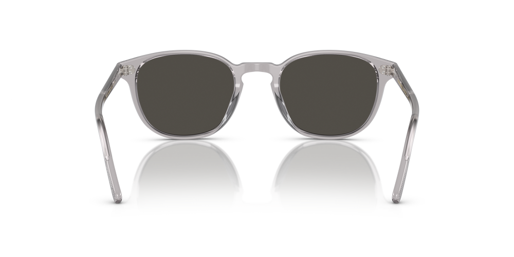 Oliver Peoples Fairmont Sun with Workman Grey frame and Dark Grey
