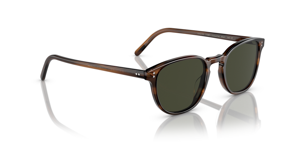 Oliver Peoples Fairmont Sun with Tuscany Tortoise frame and Green