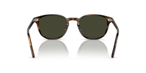 Sie Oliver Peoples Fairmont Sun mit Tortoise Toskana Gestell und Grün Gläsern - Das Bild 5