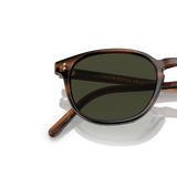 Oliver Peoples Fairmont Sun with Tuscany Tortoise frame and Green lenses - Variant