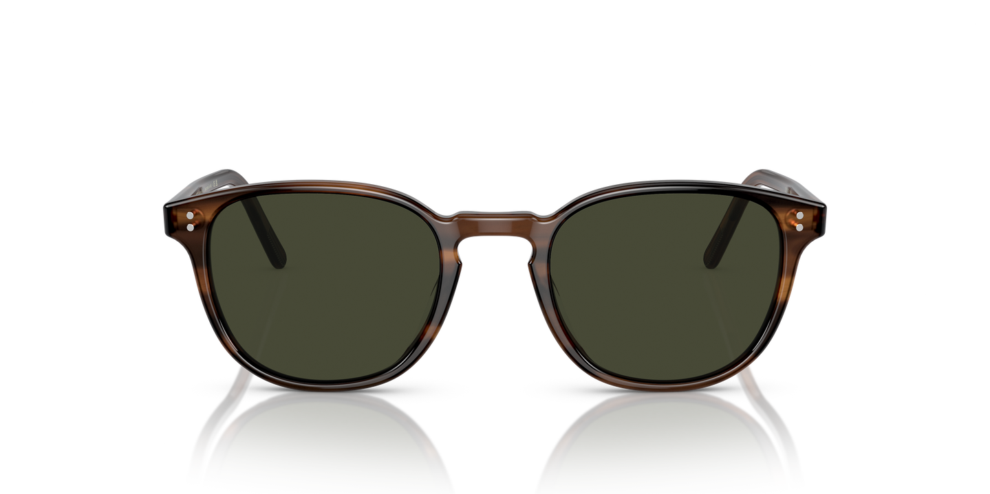 Oliver Peoples Fairmont Sun with Tuscany Tortoise frame and Green