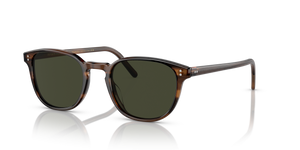 Oliver Peoples Fairmont Sun with Tuscany Tortoise frame and Green lenses - image 1