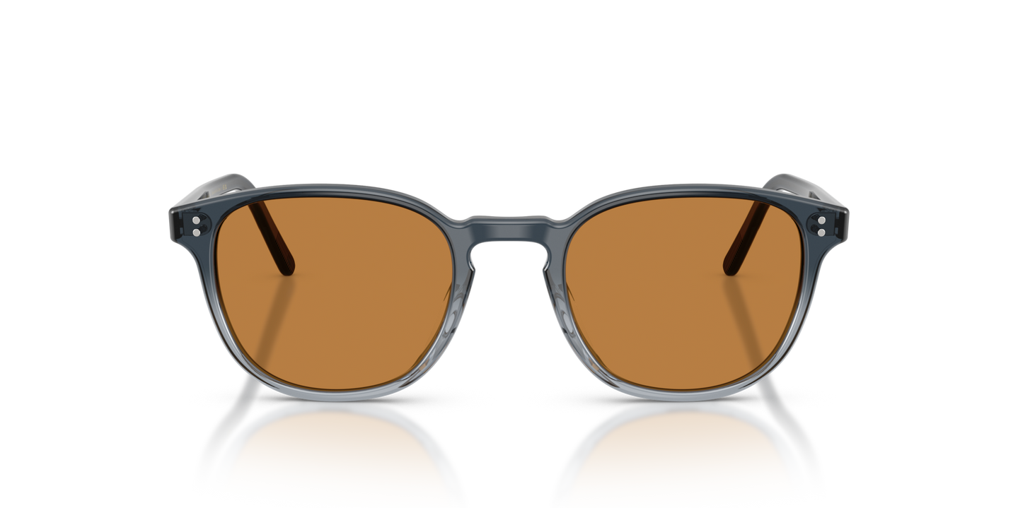 Oliver Peoples Fairmont Sun with Twilight Gradient frame and Brown lenses - Image Material 