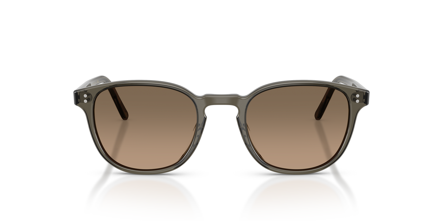 Oliver Peoples Fairmont Sun with Inkwell frame and Sandstone