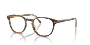 Oliver Peoples Fairmont avec monture Amaretto-Rayé Miel - image 1