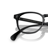 Oliver Peoples Finley Esq. Sun avec une monture Noir et des verres Bleu - Variant
