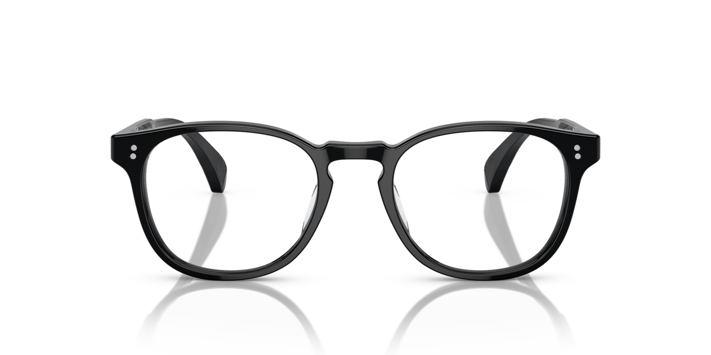 Oliver Peoples Finley Esq. Sun avec une monture Noir et des verres Bleu - Image Pins