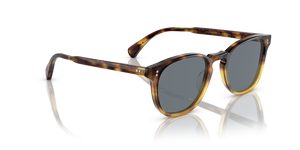 Sie Oliver Peoples Finley Esq. Sun mit Vintage Brown Tortoise Gradient Gestell und Blau Gläsern - Das Bild 3