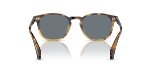 Sie Oliver Peoples Finley Esq. Sun mit Vintage Brown Tortoise Gradient Gestell und Blau Gläsern - Das Bild 5