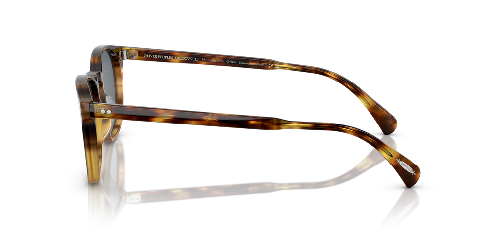 Sie Oliver Peoples Finley Esq. Sun mit Vintage Brown Tortoise Gradient Gestell und Blau Gläsern - Das Bild 4