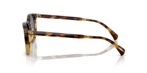 Sie Oliver Peoples Finley Esq. Sun mit Vintage Brown Tortoise Gradient Gestell und Blau Gläsern - Das Bild 4