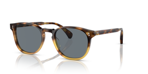 Oliver Peoples Finley Esq. Sun with Vintage Brown Tortoise Gradient frame and Blue lenses - image 1