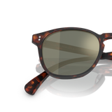 Oliver Peoples Finley Esq. Sun with Semi Matte Sable Tortoise frame and Green lenses - Variant