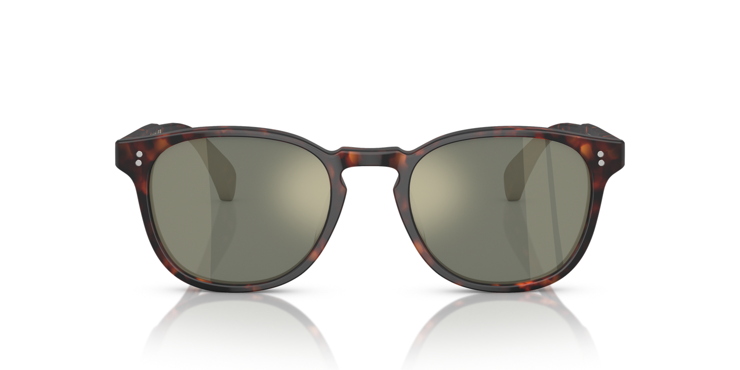 Oliver Peoples Finley Esq. Sun con montura Tortuga y negro marta cibelina semimate y lentes Verde - Imagen Lentes